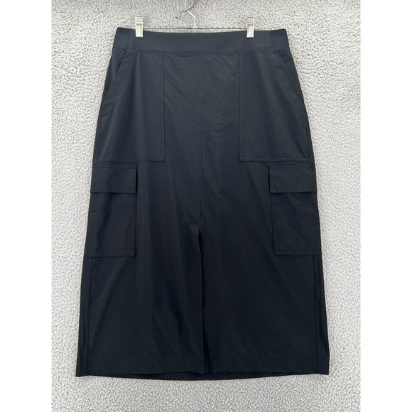 Athleta Pants - Athleta Brooklyn Heights Black High Rise Cargo Skirt Size 14